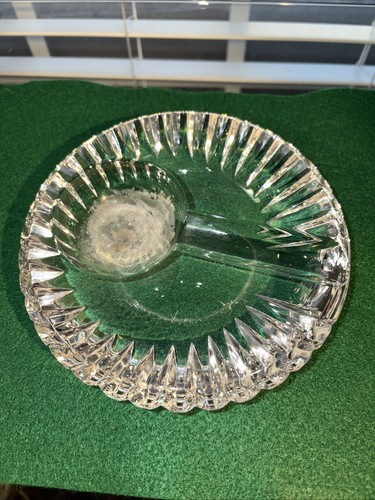 Vintage heavy crystal pipe - heavy,